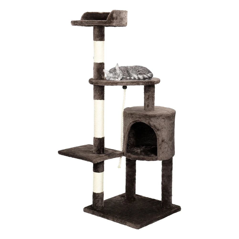 Cat Tree Multi-Level Tower Condo Scratching Post Pet Friendly Supplies