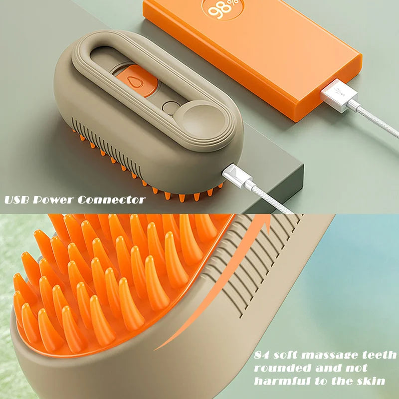 Cat Steam Brush Pet Friendly Supplies