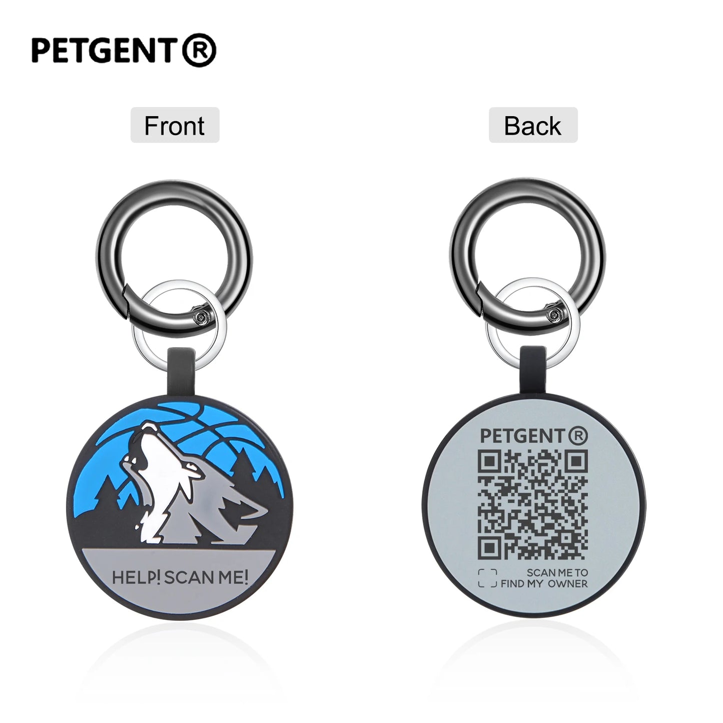 Personalised ID Tag, Scan QR Code & Get Pet Information Online - Pet Friendly Supplies