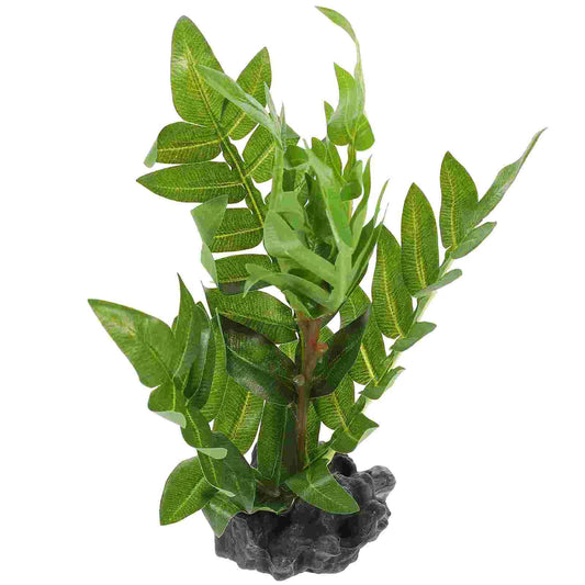 Realistic Terrarium/Fish Tank Decorative Artificial Plant - Pet Friendly Supplies