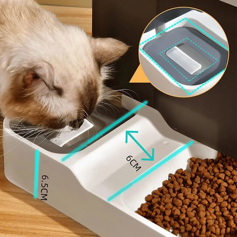 Automatic Food & Water Dispenser Pet Friendly Supplies