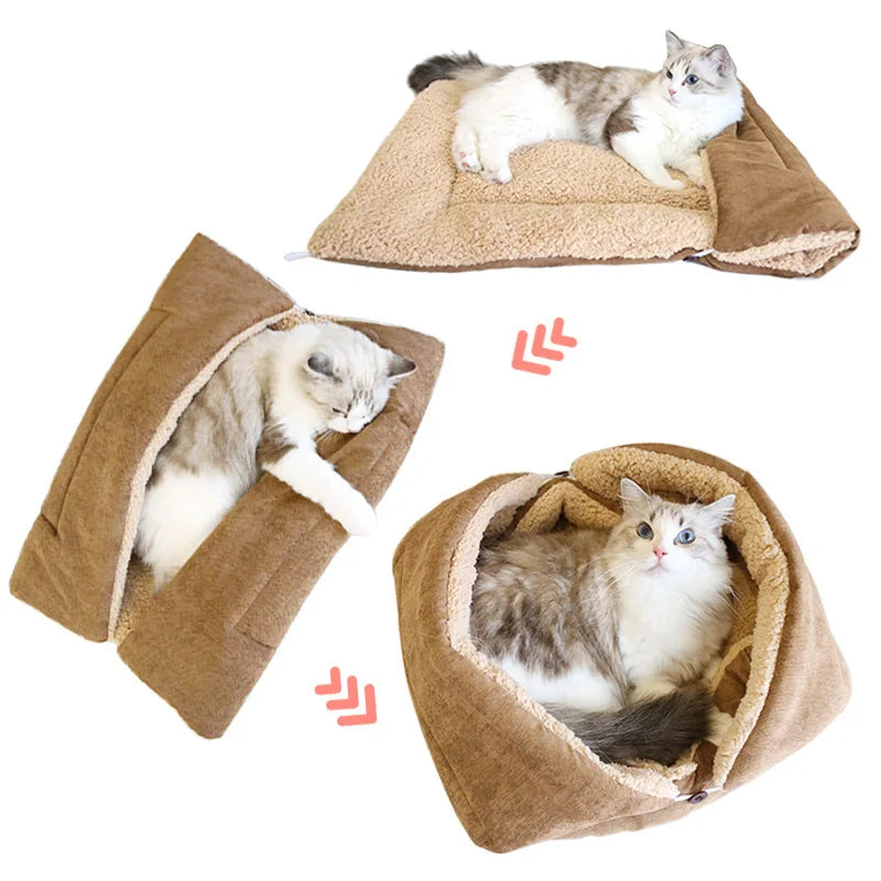 Multifunctional Foldable Warm Thickened Bed Pet Friendly Supplies