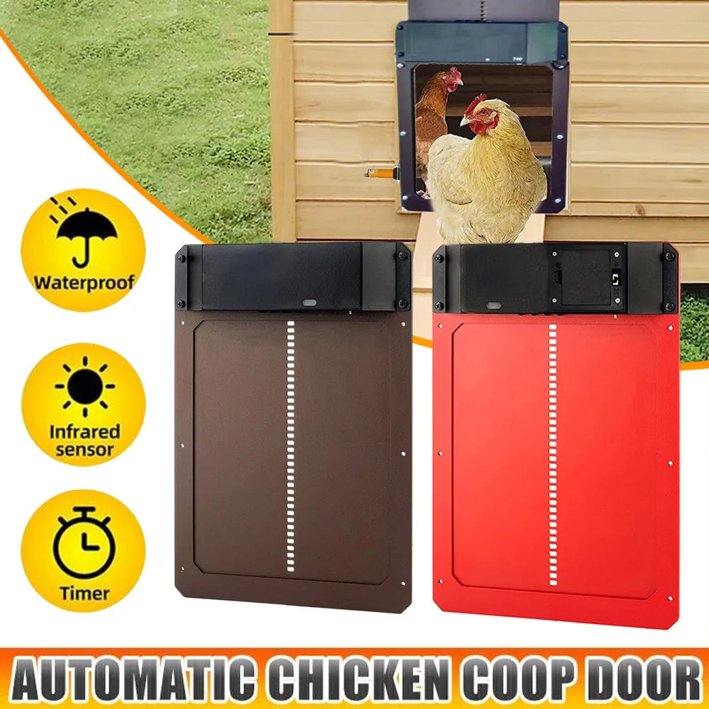 Automatic Chicken Coup Door Light-sensitive Chicken House Door - Pet Friendly Supplies