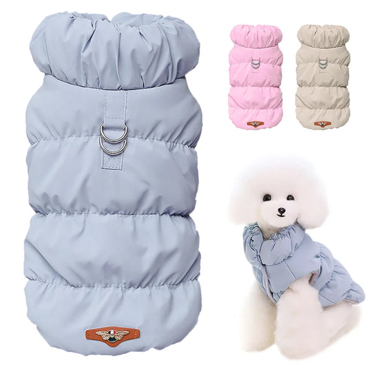 Soft Warm Winter Padded Puppy Coat Pet Friendly Supplies