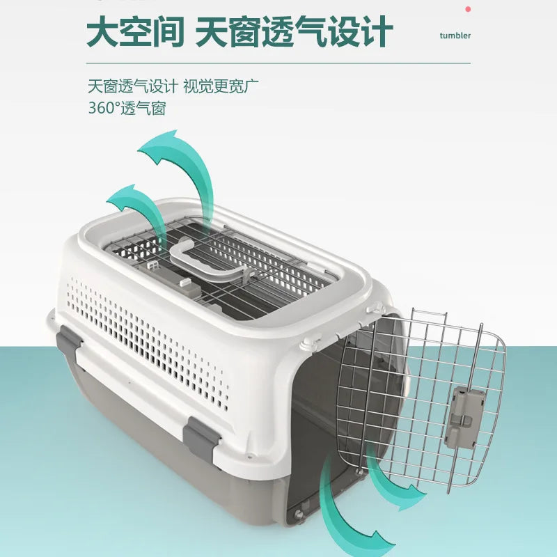 Portable Air Case Boeing Type Cat Cage Pet Friendly Supplies