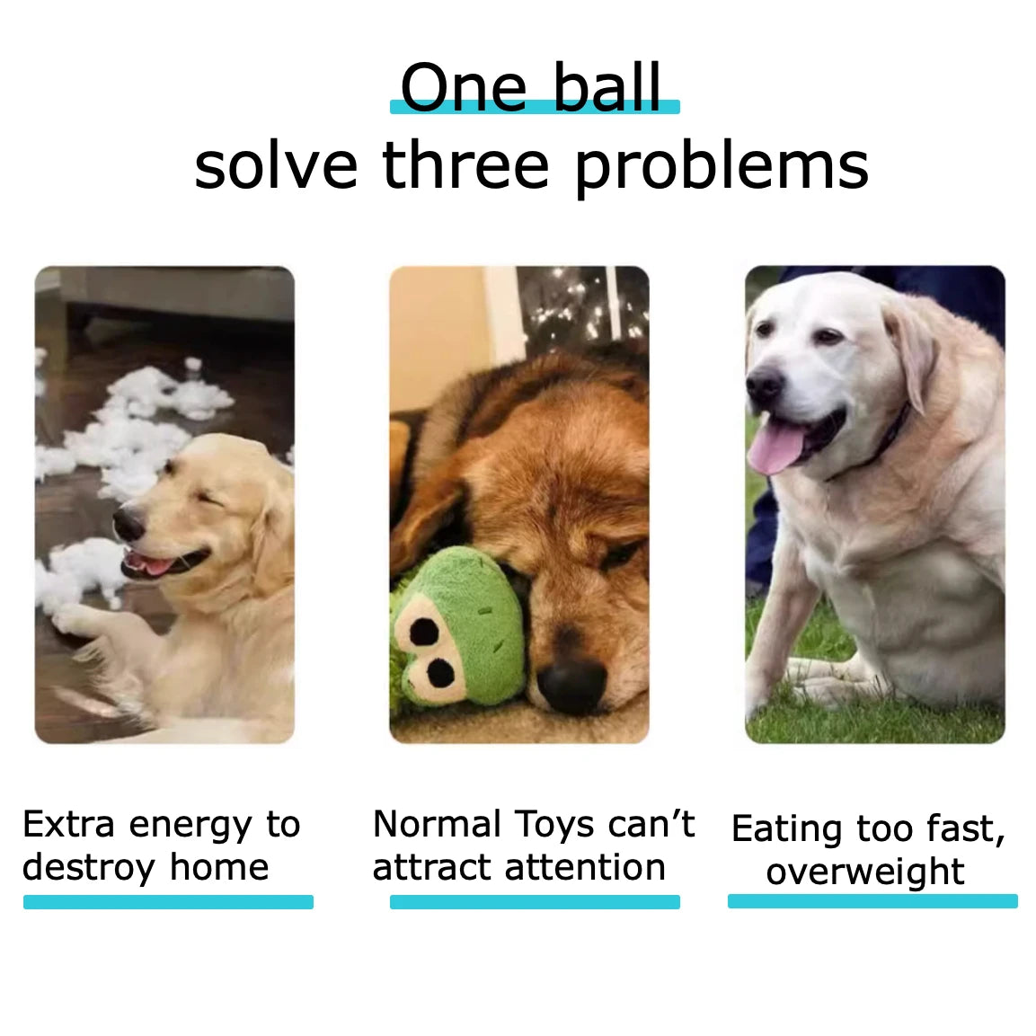 Interactive Training  Food Dispensing Ball Pet Friendly Supplies