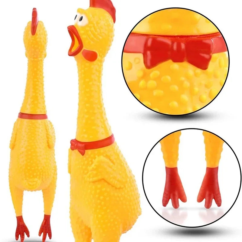 Funny Screaming Chicken Dog Chew Toy Pet Friendly Supplies