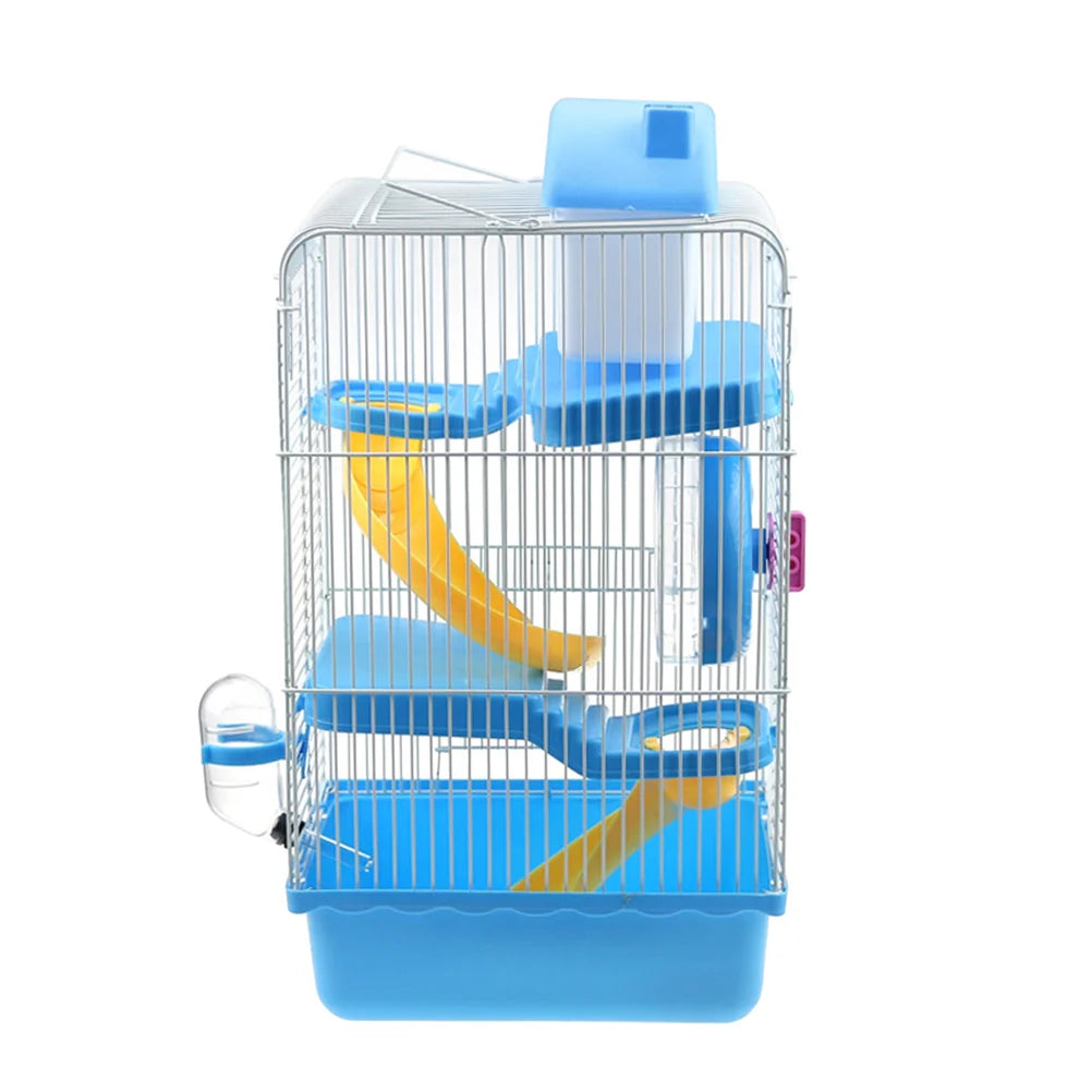 Portable Small Animal Cage Three Layer Travel Carrier Pet Friendly Supplies