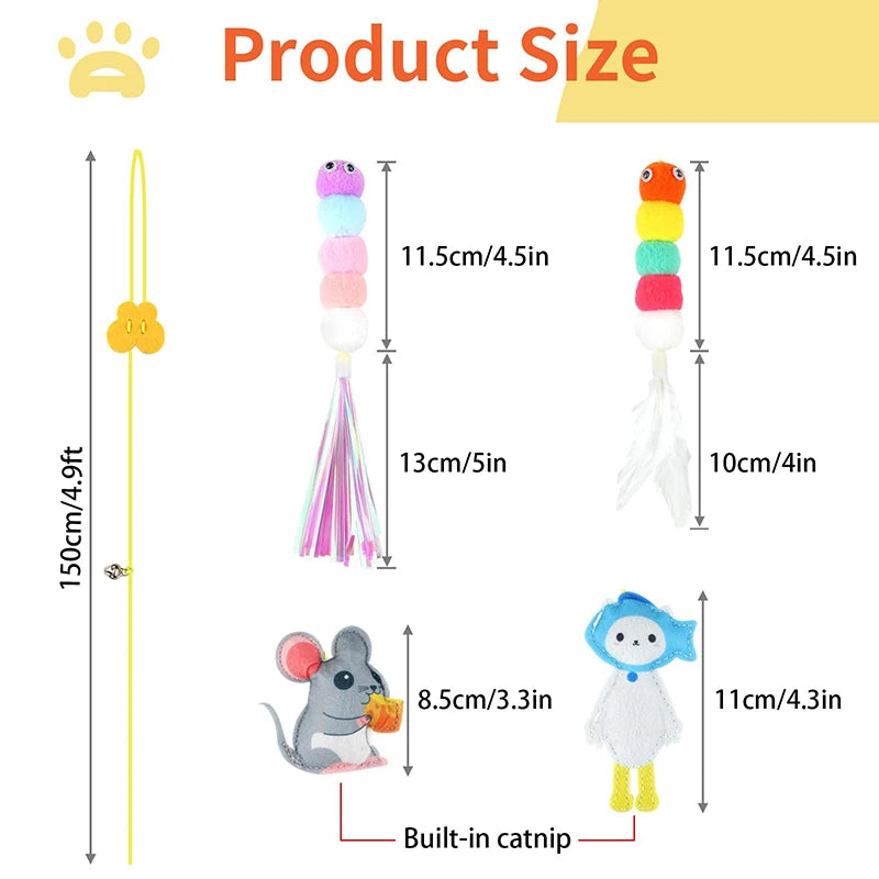 Swinging Teasing Cat Toy Pet Friendly Supplies