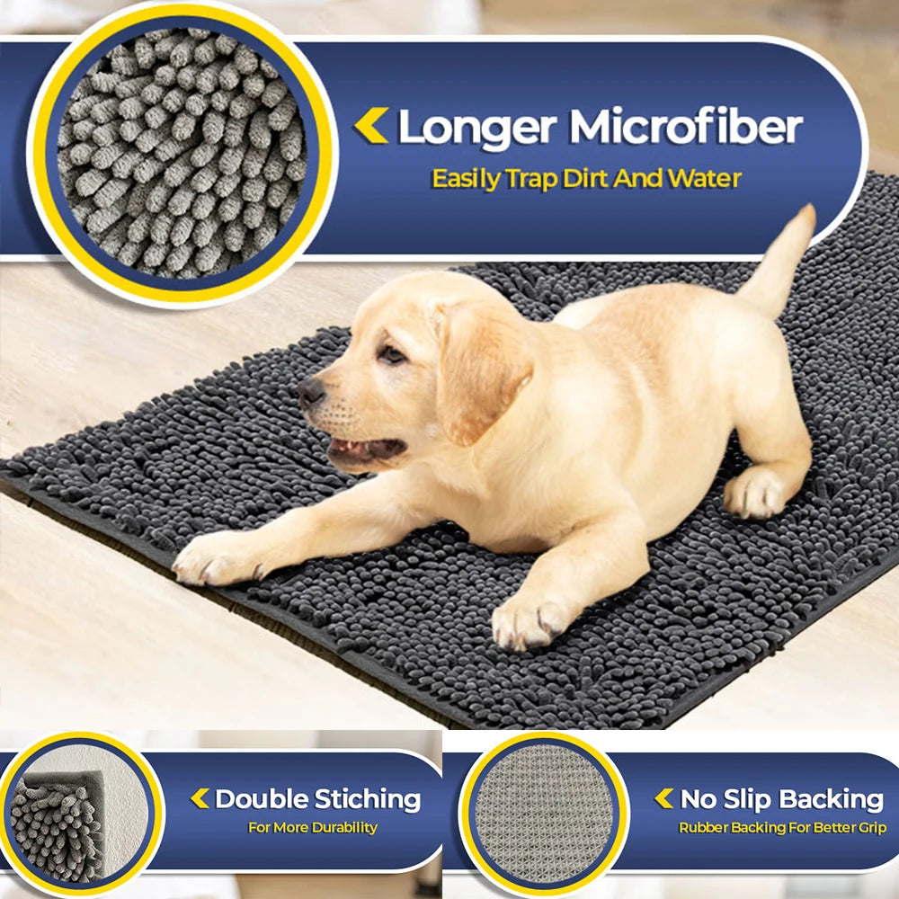 Easy To Clean Washable Dog Mat Pet Friendly Supplies