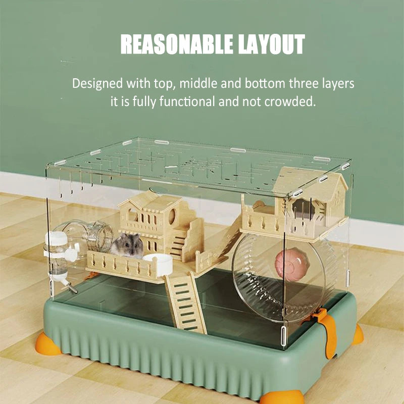 Beautiful Acrylic Pet Cage Pet Friendly Supplies