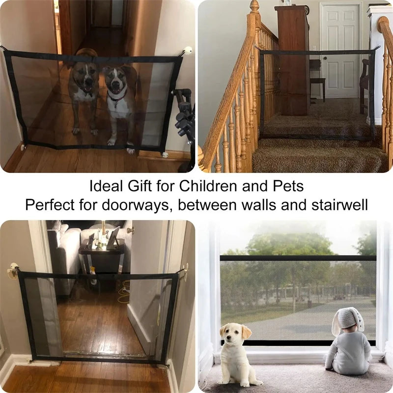 Mesh Dog Gate Pet Friendly Supplies