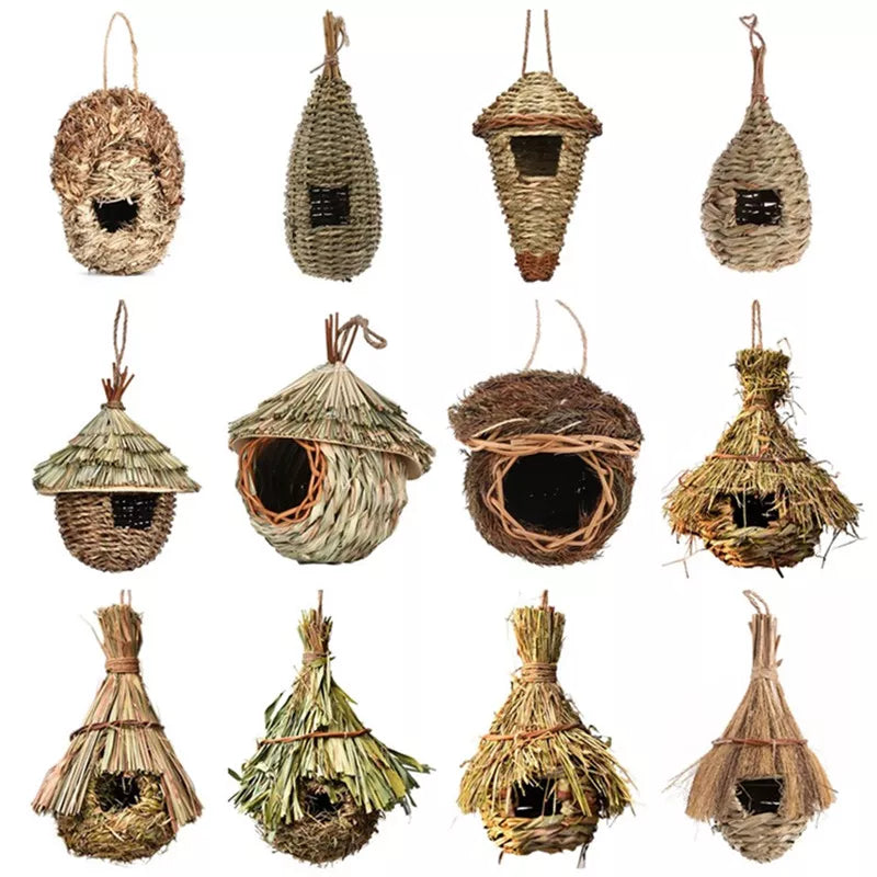 Stunning Natural Grass Birds Nest - Pet Friendly Supplies