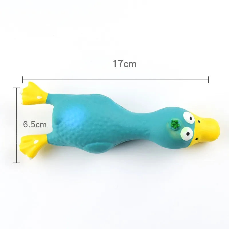 Cute Latex Chicken Shape Pet Squeak Toys Pet Friendly Supplies