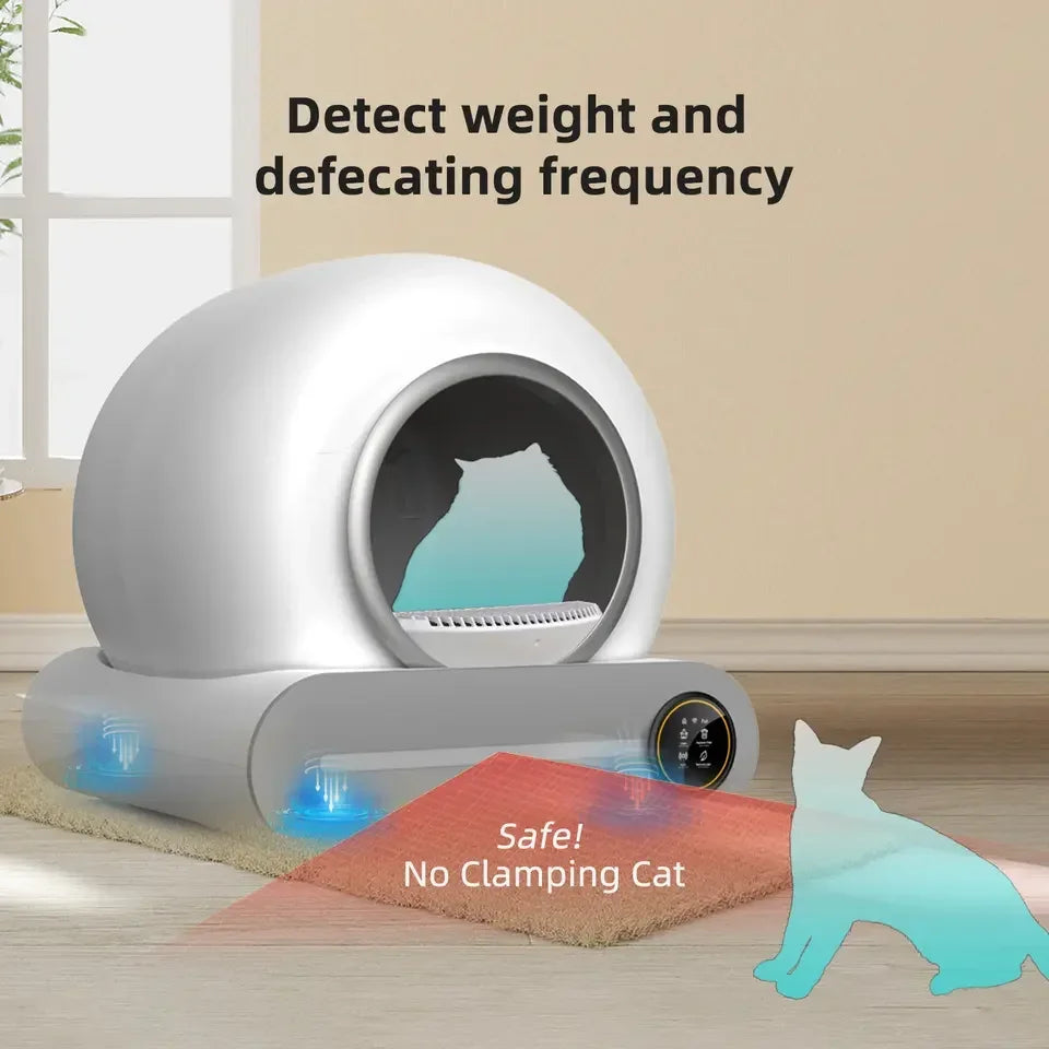 Automatic Smart Cat Litter Box Self Cleaning Pet Friendly Supplies