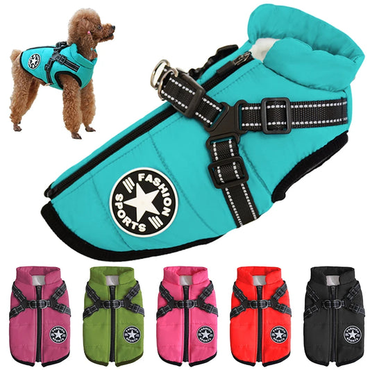 Waterproof Warm Dog Jacket Vest