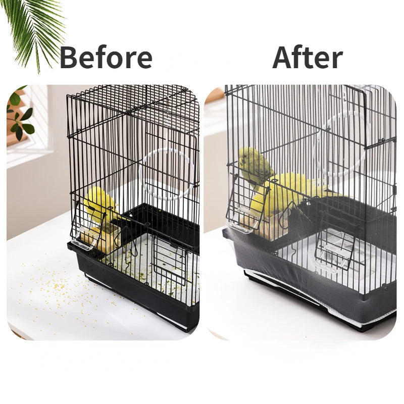 Mesh Bird Cage Cover Pet Friendly Supplies