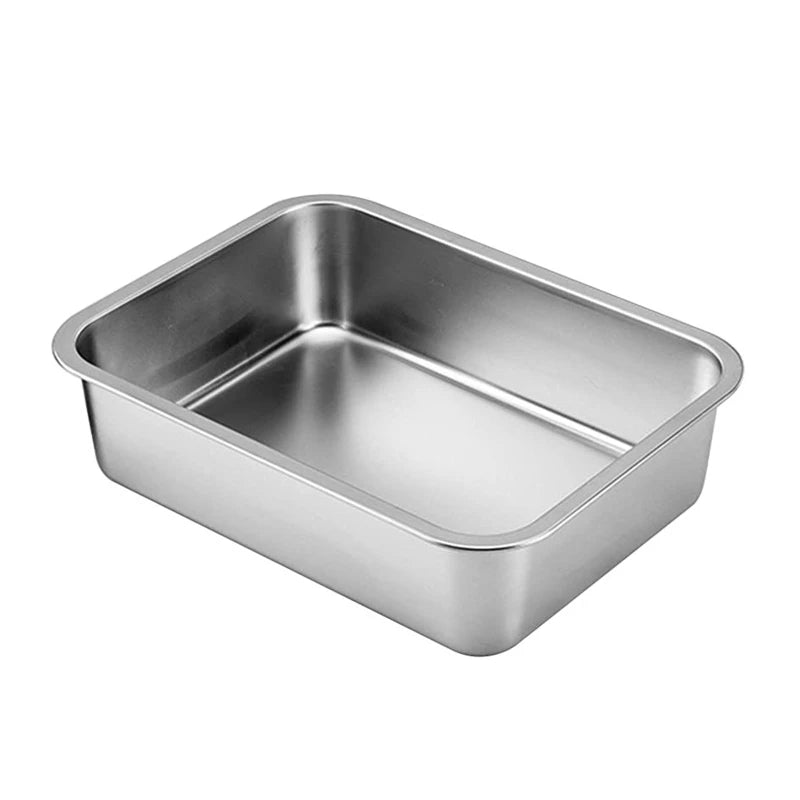 Stainless Steel Litter Box Pet Friendly Supplies