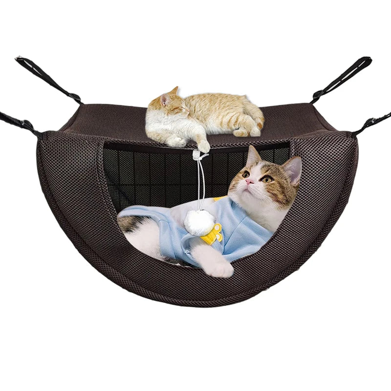 Breathable Mesh Cozy Cat Hammock Hanging Bed Pet Friendly Supplies