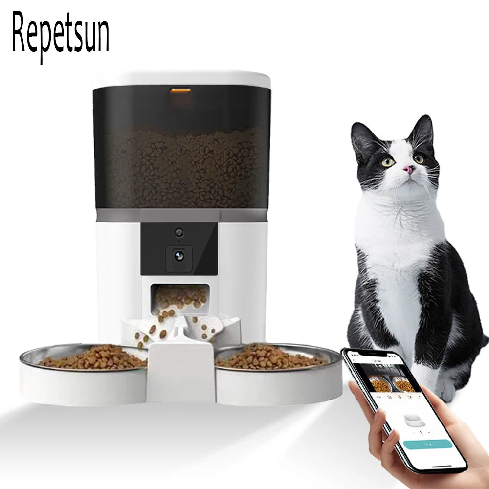 HD Camera Automatic Pet Feeder Pet Friendly Supplies