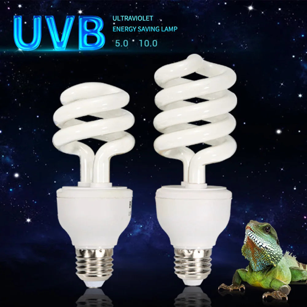 Reptile UVB 5.0 10.0 Lamp Bulb For Reptile E27 Pet Friendly Supplies