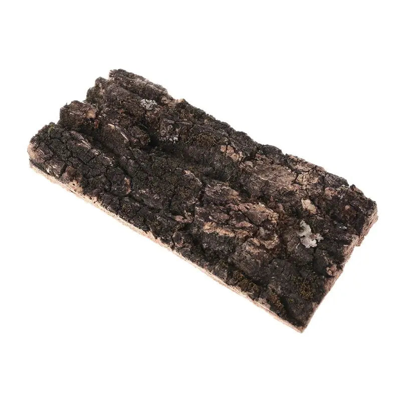 Natural Cork Bark Flat Reptile Terrarium Background Decoration Pet Friendly Supplies