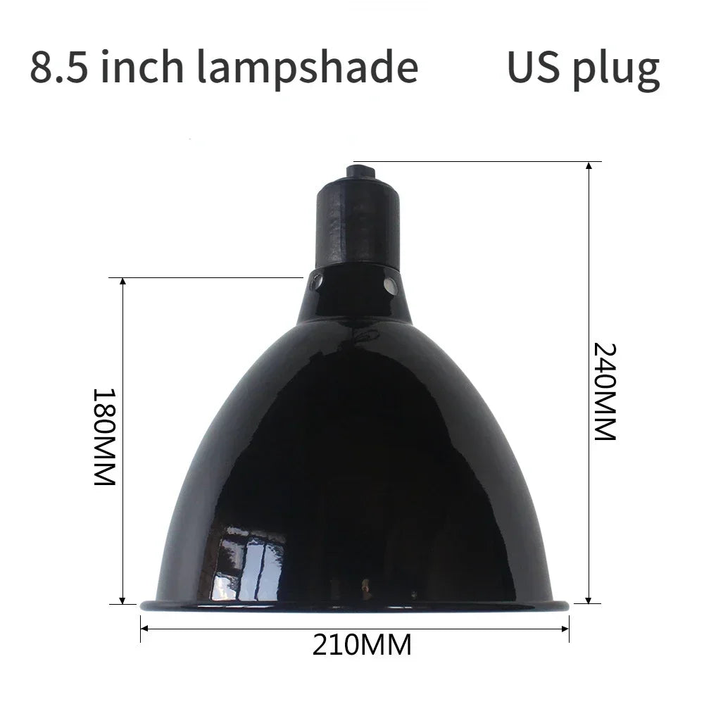 Reptile 5.5/8.5/10 Inch Deep Dome Lampshade Pet Snakes Lizards Geckos Terrariums Anti-scald Protective Shade Light Fixture - Pet Friendly Supplies