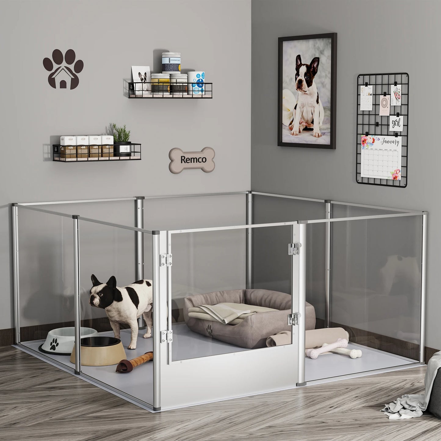 Acrylic Dog Playpen Pet Friendly Supplies