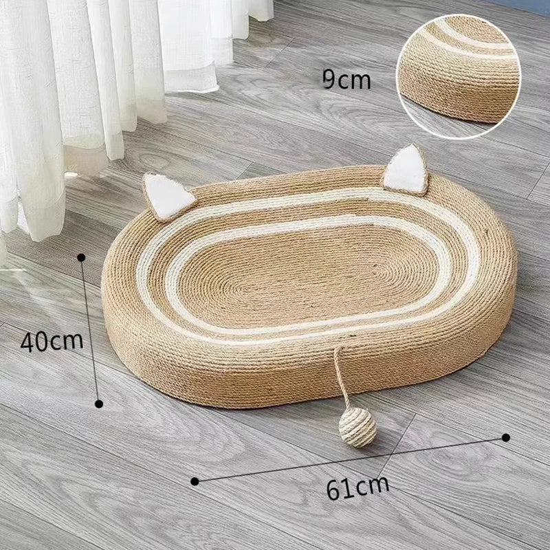 New Oval Cat Scratcher Pads Pet Friendly Supplies