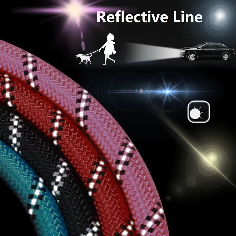 Strong Reflective Leashes for Dogs Pet Friendly Supplies