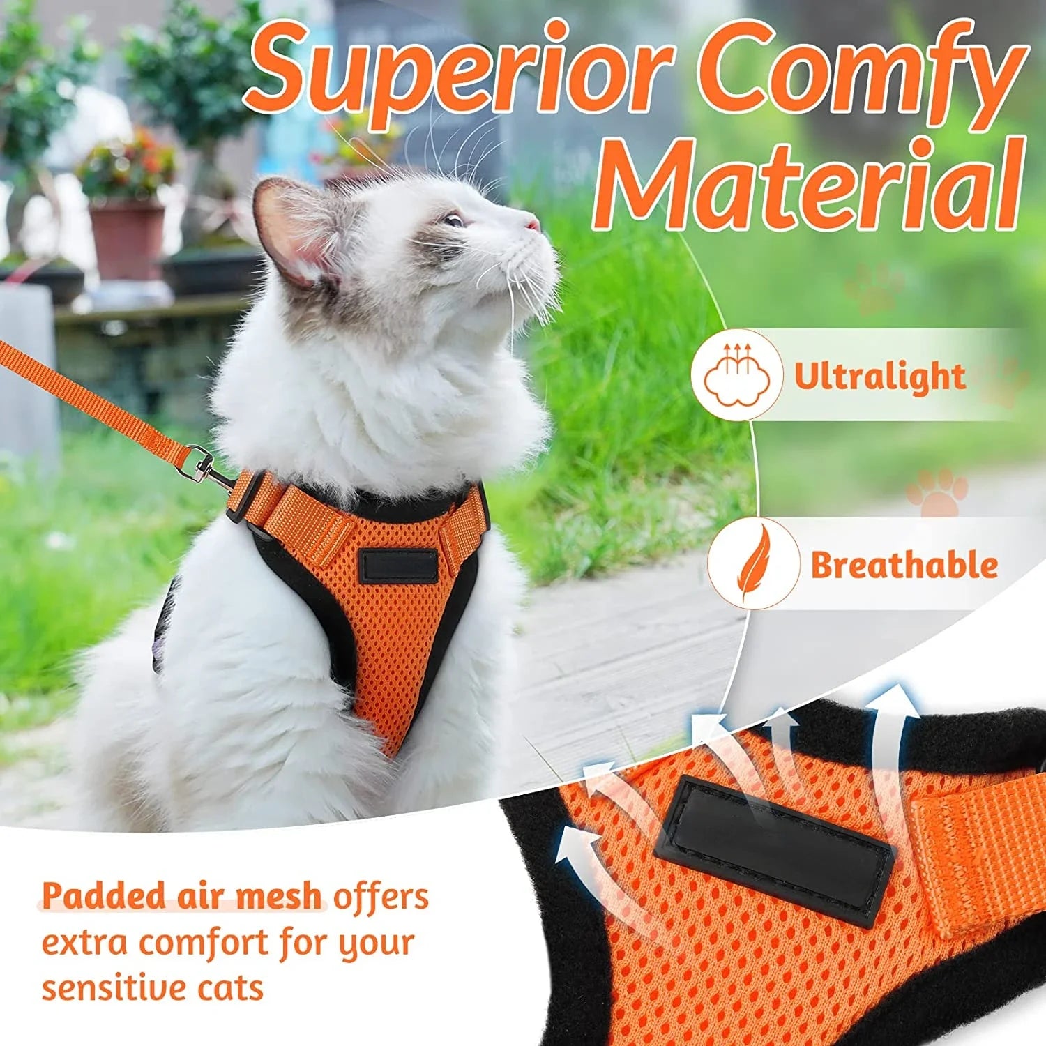 Cat Harness and Leash Pet Friendly Supplies